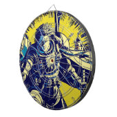 SF Anime Hero - Houtsnede (1) Dartbord (Voorkant Rechts)