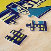 SF Anime Hero - Houtsnede (1) Legpuzzel (Zijkant)