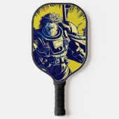 SF Anime Hero - Houtsnede (1) Pickleball Paddle (Voorkant)