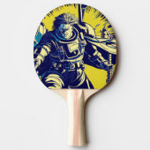 SF Anime Hero - Houtsnede (1) Tafeltennisbatje (Achterkant)