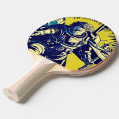 SF Anime Hero - Houtsnede (1) Tafeltennisbatje (Voorkant Gekanteld)