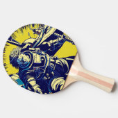 SF Anime Hero - Houtsnede (1) Tafeltennisbatje (Zijkant)