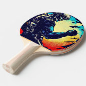 SF Anime Hero - Houtsnede (2) Tafeltennisbatje (Voorkant Gekanteld)