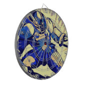 SF Anime Hero - Houtsnede (4) Dartbord (Voorkant Links)