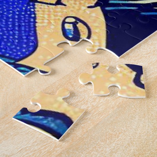 SF Anime Hero - Houtsnede (4) Legpuzzel (Zijkant)