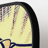 SF Anime Hero - Houtsnede (4) Pickleball Paddle (Links Detail)