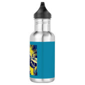 SF - Anime Hero Woodcut 1 Waterfles (Rechts)