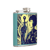 SF - Anime Hero Woodcut 3 Heupfles (Rechts)