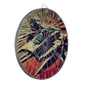 SF Anime Starfighter - Woodcut (1) Dartbord (Voorkant Links)