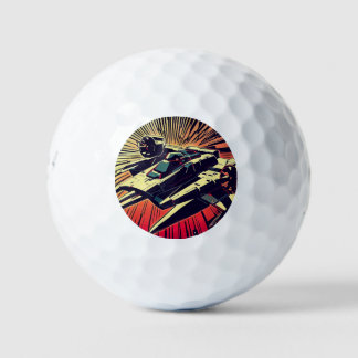 SF Anime Starfighter - Woodcut (1) Golfballen