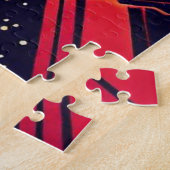 SF Anime Starfighter - Woodcut (1) Legpuzzel (Zijkant)