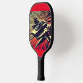 SF Anime Starfighter - Woodcut (1) Pickleball Paddle (Links)