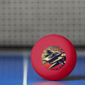 SF Anime Starfighter - Woodcut (1) Pingpongbal (Net)