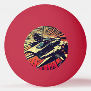 SF Anime Starfighter - Woodcut (1) Pingpongbal