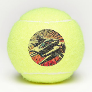 SF Anime Starfighter - Woodcut (1) Tennisballen