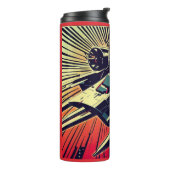 SF - Anime Starfighter Woodcut 1 Thermosbeker (Gedraaid links)