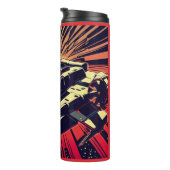 SF - Anime Starfighter Woodcut 1 Thermosbeker (Geroteerd rechts)