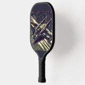 SF Anime Starfighter - Woodcut (4) Pickleball Paddle (Links)