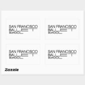 SF Ballet School sticker (Vel)