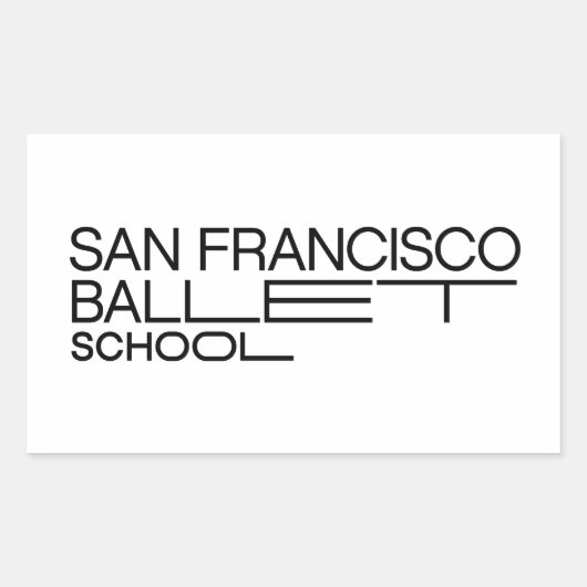 SF Ballet School sticker (Voorkant)