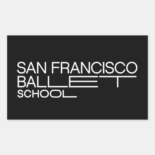 SF Ballet School Sticker (Voorkant)