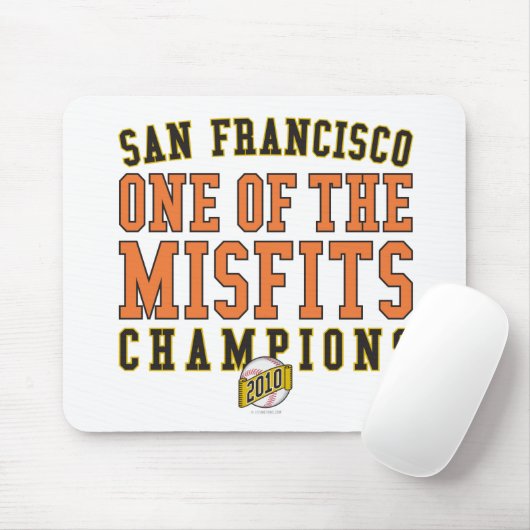 SF Baseball "One of the Misfits" 2010 Champions Muismat (Met muis)