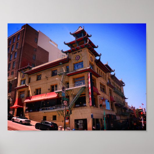 SF Chinatown Trade Mark Building Poster (Voorkant)