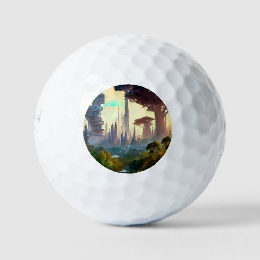 SF City Forest Planet (1) Golfballen (Voorkant)