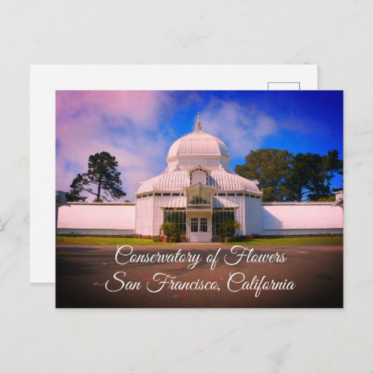 SF Conservatory of Flowers #7-1 Briefkaart (Voorkant / Achterkant)