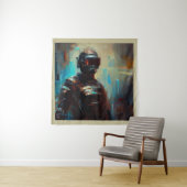 SF - Cyberpunk Hero 1 Wandkleed (In situ)