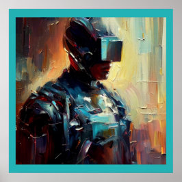 SF - Cyberpunk Hero 3 Poster