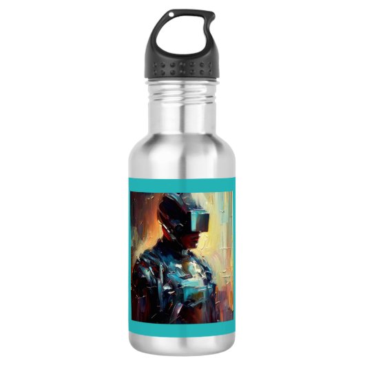 SF - Cyberpunk Hero 3 Waterfles (Voorkant)