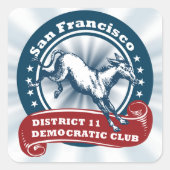 SF D11 Dems Sticker (Voorkant)