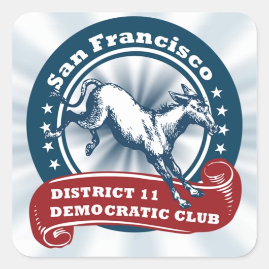 SF D11 Dems Sticker (Voorkant)