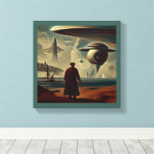 SF Deense Meesters 1 Canvas Afdruk (Insitu (Houten vloer))