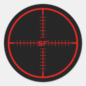 SF-doel Sticker (Voorkant)