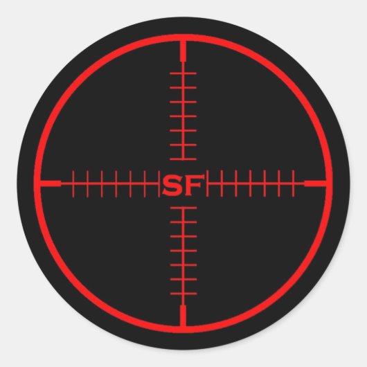 SF-doel Sticker (Voorkant)