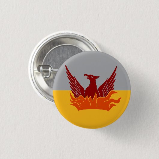 SF Fog Gold Flag Button (Voorkant /achterkant)