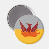 SF Fog & Gold Flag Magnet (Voorkant / Achterkant)