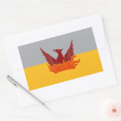 SF Fog & Gold Flag Sticker (Envelop)