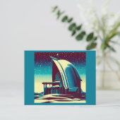 SF Futuristische Kerk 1 Briefkaart (Staand voorkant)