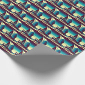 SF Futuristische Kerk 1 Cadeaupapier (Hoek)