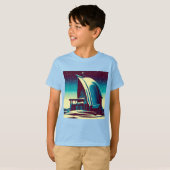 SF Futuristische Kerk 1 T-shirt (Voorkant volledig)