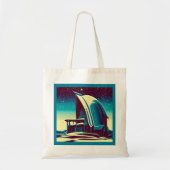 SF Futuristische Kerk 1 Tote Bag (Voorkant)