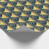 SF Futuristische Kerk 2 Cadeaupapier (Hoek)