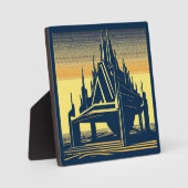 SF Futuristische Kerk 2 Fotoplaat (Voorkant)