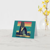 SF Futuristische Kerk 3 Kaart (Gele Bloem)