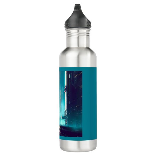 SF Futuristische Stad 1 Waterfles (Rechts)