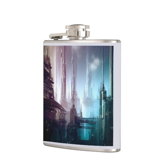 SF Futuristische Stad 2 Heupfles (Links)