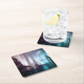 SF Futuristische Stad 2 Kartonnen Onderzetters (Insitu)